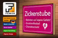 Holzschild Zickenstube 30x20cm Betreten eigene Gefahr
