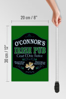 Holzschild Spruch 20x30cm O´Connor`s Irish Pub dancing