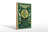 Holzschild Bier 20x30cm Irish Pub open daily from 11am