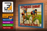 Holzschild Retro 30x20cm Fahrrad la francaise Diamant