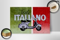 Holzschild Mofa 30x20cm Stile Italiano Italien Scooter