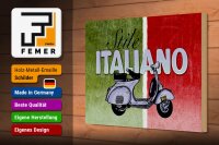 Holzschild Mofa 30x20cm Stile Italiano Italien Scooter