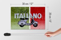 Holzschild Mofa 30x20cm Stile Italiano Italien Scooter