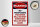 Holzschild Hinweis 20x30cm Warning no trespassing