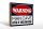 Holzschild Hinweis 30x20cm Warning Man Cave enter at your