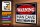 Holzschild Hinweis 30x20cm Warning Man Cave enter at your