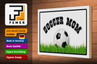 Holzschild Fußball 30x20cm Soccer Mom Fußball Mutter