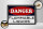 Holzschild Hinweis 30x20cm Danger flammable liquids
