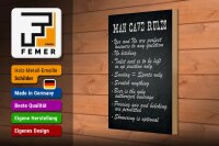 Holzschild Spruch 20x30cm man cave rules Männer Regeln