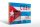 Holzschild Flagge 30x20cm Cuba Fahne auf eine Mauer