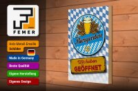 Holzschild Bayern 20x30cm Biergarten wir haben geöffnet