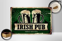 Holzschild Spruch 30x20cm Irish Pub famous dark beer Bier