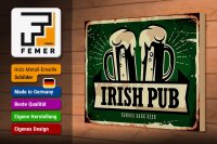 Holzschild Spruch 30x20cm Irish Pub famous dark beer Bier