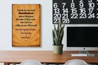 Holzschild Spruch 20x30cm statt Nutellabrot frisches Obst
