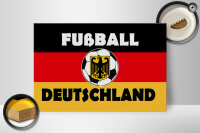 Holzschild Spruch 30x20cm Fußball Deutschland