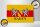 Holzschild Flagge 30x20cm Baden Wappen Wanddeko