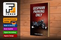 Holzschild Spruch 20x30cm gespann parking only all others