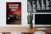 Holzschild Spruch 20x30cm gespann parking only all others
