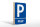 Holzschild Parken 20x30cm PKW Parkplatz Wanddeko