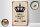 Holzschild Spruch 20x30cm King parking only Krone