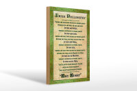 Holzschild Spruch 20x30cm Irish Philosophy there are only