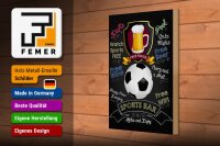 Holzschild Spruch 20x30cm sports bar free wine darts pool