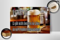 Holzschild Spruch 20x30cm Vatertag nichts besseres Bier