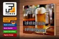 Holzschild Spruch 20x30cm Vatertag nichts besseres Bier