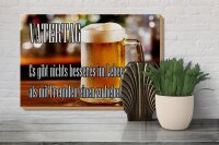Holzschild Spruch 20x30cm Vatertag nichts besseres Bier
