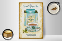 Holzschild Tee 20x30cm Earl grey Tea black tea bergamot