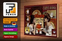 Holzschild Kaffee 30x20cm Coffee Roma ime is any time
