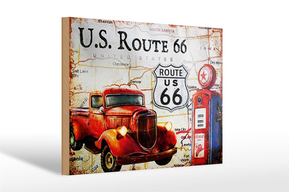 VIDMOT 50er Jahre Hintergrund 3x2,1m – Route 66 Tankstelle, Vintage Auto Für Fotografie & Party