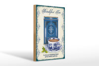 Holzschild Tee 20x30cm Classic Breakfast Tea best teas