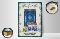 Holzschild Tee 20x30cm Classic Breakfast Tea best teas
