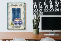 Holzschild Tee 20x30cm Classic Breakfast Tea best teas