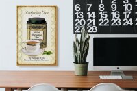 Holzschild Tee 20x30cm Darjeeling Tea champagne of teas