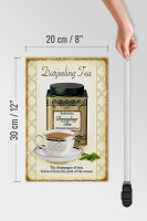 Holzschild Tee 20x30cm Darjeeling Tea champagne of teas