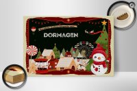 Holzschild Weihnachten Grüße DORMAGEN Geschenk 30x20cm