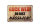 Blechschild Spruch 18x12cm guck weg du bist hässlich