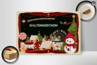 Holzschild Weihnachten Grüße aus KALTENKIRCHEN Fest 30x20cm