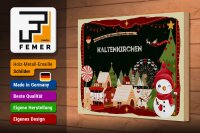 Holzschild Weihnachten Grüße aus KALTENKIRCHEN Fest 30x20cm