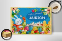 Holzschild Ostern Ostergrüße 30x20cm AURICH Geschenk Fest