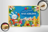 Holzschild Ostern Ostergrüße 30x20cm BAD AIBLING Geschenk