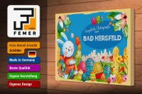 Holzschild Ostern Ostergrüße 30x20cm BAD HERSFELD Geschenk