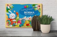 Holzschild Ostern Ostergrüße 30x20cm BORNA bei Leipzig Geschenk