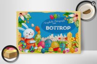 Holzschild Ostern Ostergrüße 30x20cm BOTTROP Geschenk Deko