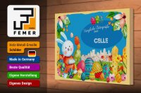 Holzschild Ostern Ostergrüße 30x20cm CELLE Geschenk Fest Deko