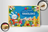 Holzschild Ostern Ostergrüße 30x20cm ERKELENZ Geschenk Deko