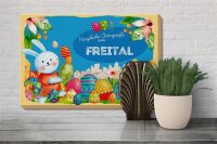 Holzschild Ostern Ostergrüße 30x20cm FREITAL Geschenk Deko