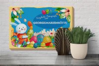 Holzschild Ostern Ostergrüße 30x20cm GEORGSMARIENHÜTTE Geschenk DEKO